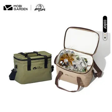 MOBI GARDEN Camping Cooler Box Ice Box Food&Drink Portable Outdoor Picnic  Keep Fresh Refrigerator