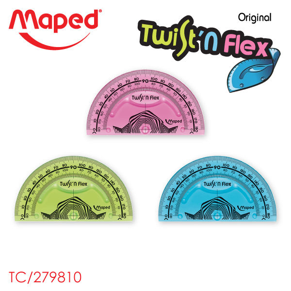 Maped (มาเพ็ด)ครึ่งวงกลม 180 องศา Twist Maped รหัส TC/279810
