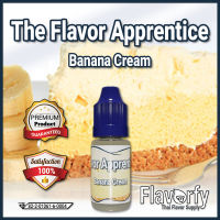 The Flavor Apprentice Banana Cream - ครีมกล้วย - กลิ่นผสมอาหาร - ผ่านการรับรองจาก อย. ประเทศไทย บรรจุและขายโดย Flavorfy กลิ่นผสมอาหารอเนกประสงค์ เหมาะสำหรับ ลูกอม, กัมมี่, น้ำผลไม้, เบเกอรี่, ไอศครีม, ของเหลวอื่่นๆ