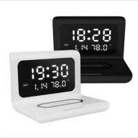 ❋นาฬิกาหัวเตียง Wireless charger phone bedside clock☞