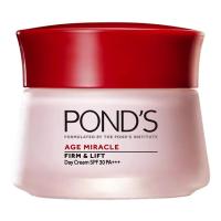 PONDS Age Miracle Firm &amp; Lift Day Cream SPF30 PA++ 45g. พอนด์ส เอจ มิราเคิล เฟิร์ม แอนด์ ลิฟท์ ครีมยกกระชับผิว สำหรับกลางวัน