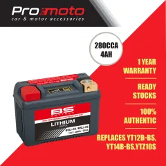 Batterie Moto BS Lithium BSLI-03 YTX9-BS / YTX7A-BS / YT9B-BS