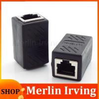 Merlin Irving Shop Rj45 Coupler Ethernet Cable Connector LAN Inline Cat7/Cat6/Cat5E Network Extender Adapter Female To Female