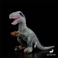 Velociraptor ตุ๊กตาไดโนเสาร์ยุคจูราสสิกน่ารัก,ของเล่นตุ๊กตา Plushie Raptor เหมือนจริงสัตว์จำลองตุ๊กตา Kawai