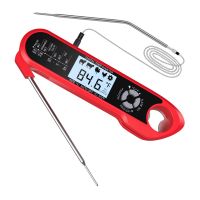 Meat Thermometer Dual Probe Food Thermometer with Backlight amp; Calibration Digital Instant Read Meat Thermometer for Kitchen