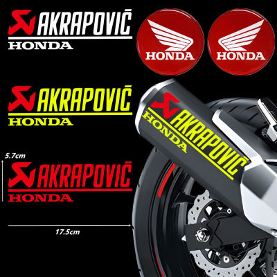 รถจักรยานยนต์ฮอนด้า3D เจลสัญลักษณ์เรซินป้าย AKRAPOVIC ท่อไอเสีย Vario 150 ADV150 Vario150eSP Winner150 Wave125 CB150 PCX125