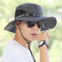 COD tjjs079 Hat Outdoor Fishing Cap Day Their Faces Hat Breathable Cool Hat帽子男户外钓鱼帽天遮脸帽渔夫帽透气凉帽可折叠大帽沿防嗮帽男xhxjyn.my10.27