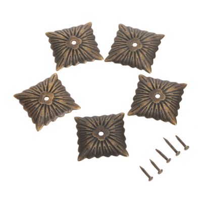100Pcs 21x21mm Iron tachas Furniture Hardware Nails Bronze Antique Decorative Upholstery Nails Tack Studs Door Sofa Hardware