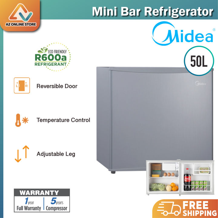 Midea Mini Bar Refridgerator (50L) MS50V / NEW Model MDRD86FGG Peti