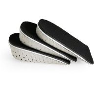 【cw】 1 Shoe Insoles Breathable Half Insole Heighten Heel Insert Shoes Cushion 2 4cm Height Increase