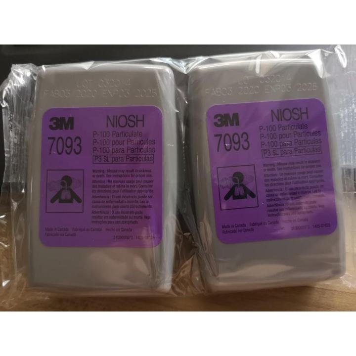 3M™ Particulate Filter 7093, P100 100% Authentic, International version ...
