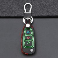 lujie For Ford Focus 3 4 ST Mondeo MK3 MK4 Fiesta Fusion Kuga 2013 2014 2015 2017 Luminous Car Flip Folding Key Case Cover Shell Fob