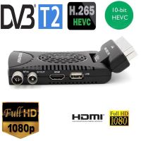 Latest Mini DVB T2 Hevc/H265 Dolby AC310Bit Code Digital Decorder Tuner With Scart Hdmi Output Full Compatible With DVB T H264