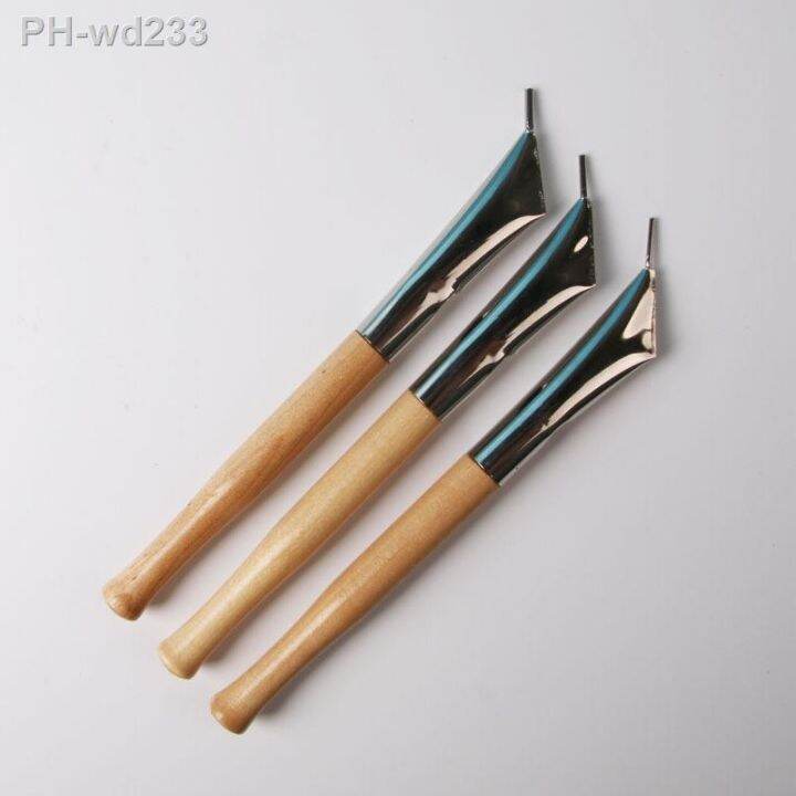 3pcs-batik-tool-carve-artwork-paint-pen-sculpture-knife-craft-art-clay-sculpte-pottery-wax-tools