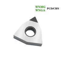 1PC WNMG080402 WNMG080404 WNMG080408 WNGA080404 WNGA080408 เม็ดมีดเพชร WNMG WNGA PCD CBN Blade CNC Lathe Cutter Turning Tool