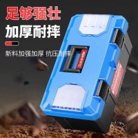 Metal toolbox multi-function receive a case plastic portable hardware electrical household maintenance onboard small size box