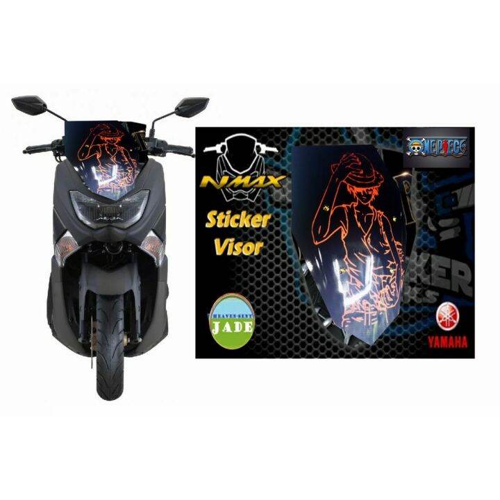 Yamaha NMAX Visor Sticker ( LUFFY ) Lazada PH