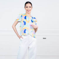 VERONIQA Blouse AM-B988 by AMILA วินเทจ แขนสั้น IGPU22-12