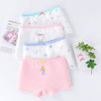 Good Quality Girls Underwear Boxer Cotton Kids Cartoon Snail print Panties Children Princess Underwear Baby Underpants 4pcslot