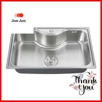 ซิงค์ฝัง 1หลุม LINEA V80.50 1B สเตนเลสBUILT-IN SINK LINEA V80.50 1B STAINLESS STEEL **มีบริการชำระเงินปลายทาง**