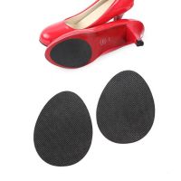 1 Pair Large Anti-Slip Adhesive Rubber Forefoot Shoe Grip Pads Shoes High Heel Sole Protector Cover Cushion Sticker 9 x 6.5cm