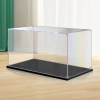 Acrylic Transparent Display Box Model Storage Showcase Dust Cover Gundam Toy Display Stand for Pop Figures Toys Car Organizer