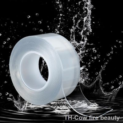 【YF】❂❆☬  1 roll 5m/10m/15m single-side adhesive Mildew Self-adhesive Transparent Tape Toilet Crevice Pool