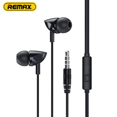 Remax Rw-106 2021ใหม่ขายดีหูฟังมีสายสำหรับการโทรและดนตรีกีฬาหูฟังแบบเสียบหูด้วยการควบคุมระดับเสียงไมค์ Samsung Iphone