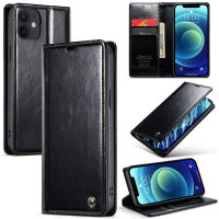 iPhone 12 Mini Case, WindCase PU Leather Cover Magnetic Closure Flip Wallet Card Slots Stand Case for iPhone 12 Mini