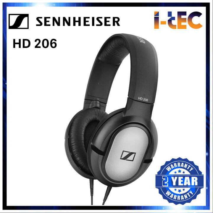 Sennheiser HD 206 Over Ear Headphones | Lazada