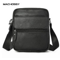 Men bag genuine leather crossbody messenger bags mens shoulder men bag flap zipper vintage Mini crossbody bags