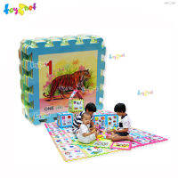 Toyznet ส่งฟรี แผ่นโฟมปูพื้นจิ๊กซอ 0-9  (10 แผ่น) 31X31X1.2 ซม. รุ่น ABC10A