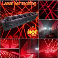 ไฟดิสโก้  Moving bar laser 8 head PARTY LIGHT ไฟดิสโก้ ไฟดิสโก้เทค ไฟ Laser light ไฟเทค ปาร์ตี้ ไฟเวที