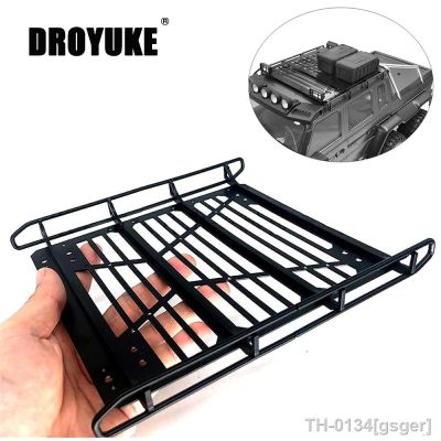℗∋♠ gsger Droyuke-Metal Roof Rack for Car Porta-bagagem Acessórios de substituição Atualização 1/10 Traxxas TRX4 TRX6 6X6 G63 G500