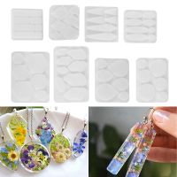 Resin Jewelry Molds,12 PCS Earring Resin Molds Silicone with Hole, Jewelry Casting Molds for Epoxy Resin, Resin Molds