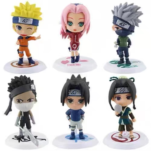 1 Set 6Pcs NARUTO action figure Naruto collectibles anime Action ...