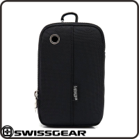 SwissGear ชายกีฬาวิ่ง 6 นิ้ว 6.4 นิ้วศูนย์กระเป๋าสตางค์มัลติฟังก์ชั่เอว Messenger