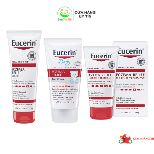 Hcmkem dưỡng ẩm và giảm chàm da cho bé eucerin baby eczema relief. - ảnh sản phẩm 1
