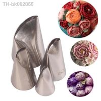 ♕▲۩ 4pcs 61 120 123 874 Rose Petal Metal Cream Tips Cake Decorating Tools Steel Icing Piping Nozzles Cake Cream Decorating Tool