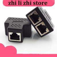 zhilizhi Store 1 To 2 Ways Network Connector Network Cable Female Distributor Ethernet Splitter Extender Plug Adapter C For Laptop