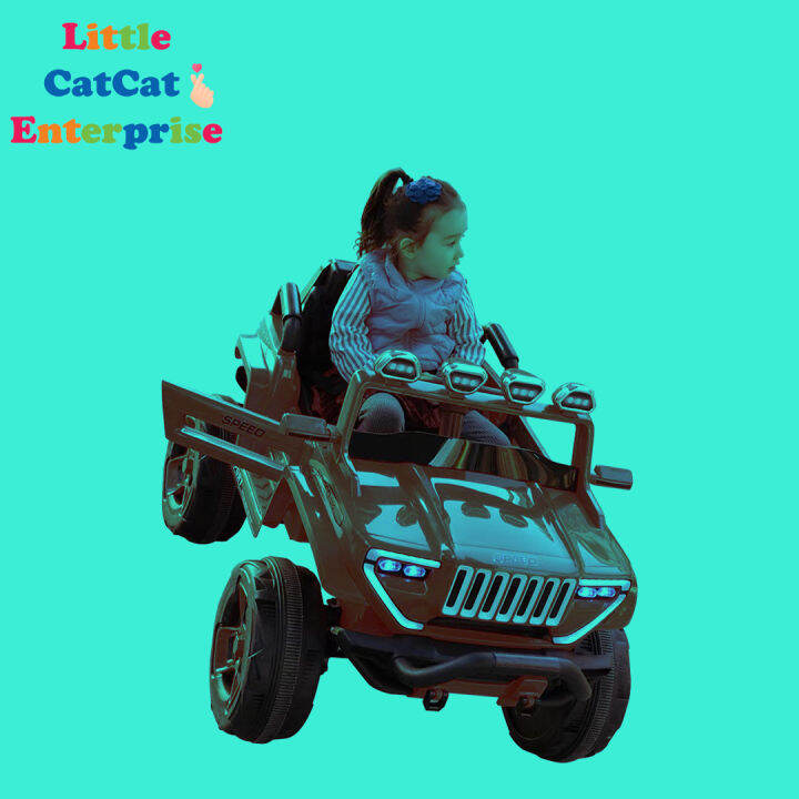 Jeep Style Battery Operated Ride On Car For Kids With Remote Control