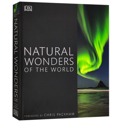 Natural wonders of the world in English original natural wonders of the world DK photography natural encyclopedia landscape 3D terrain model hardcover large format English original book English book