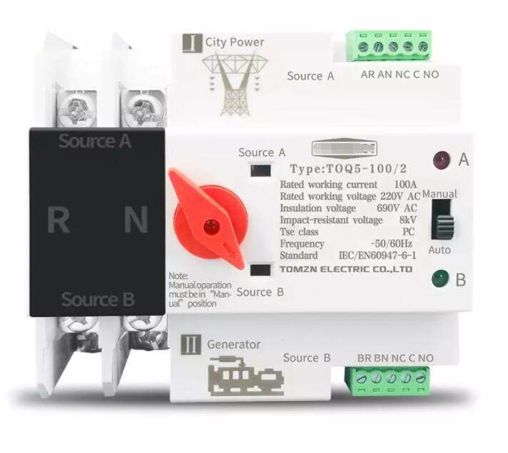Automatic Transfer Switch 63A 110V – Rail Mount For Emergency Backup Power