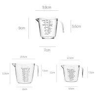 Attractive Universal Accurate Measuring Cup Solid Color Measuring Cup Practical Food grade Measuring Jar for Gifts