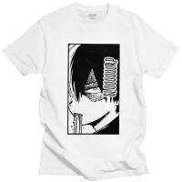 เสื้อยืดแขนสั้นลําลอง ผ้าฝ้าย พิมพ์ลายมังงะ Shoto Slurp Boku No Hero Academia สําหรับผู้ชาย เสื้อยืดคุณภาพดี