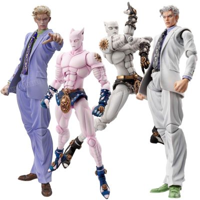 ZZOOI 16cm JoJos Bizarre Adventure Anime Figure #20 #26 Yoshikage Kira 2nd Action Figure #16 #25 Killer Queen Figurine Model Doll Toy