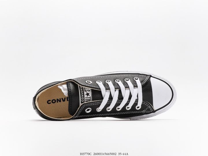 รองเท้าผ้าใบconverse-all-star-lift-สีดำ-รองเท้าผู้ชายผู้หญิง-รองเท้าหนัง-รองเท้าลำลอง-สินค้าพร้อมส่ง