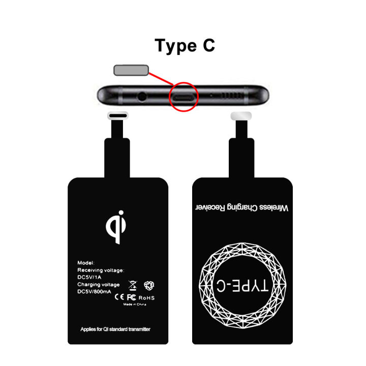 universal-micro-usb-type-c-qi-fast-wireless-charging-receiver-สำหรับ-6-7-plus-5s-samsung-xiaomi-redmi-oppo-vivo