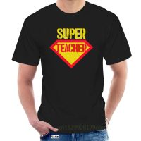 เสื้อยืดผ้าฝ้ายพิมพ์ลาย เสื้อยืด พิมพ์ลาย Super Teacher Power Wo Teaching Gift Love สําหรับผู้ชาย095342เสื้อยืดคอกลม ผ้า  KH7Z