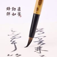 Yulonghu pen bag brush portable pure wolf hair brush and zihao small red hair with cover copy scriptures